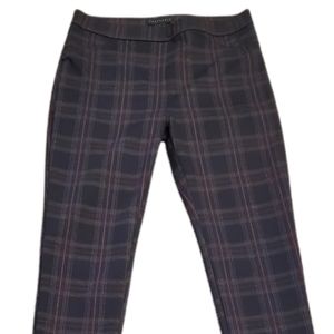 Sanctuary Plaid Ankle Pants - Black, Gray, & Burgundy